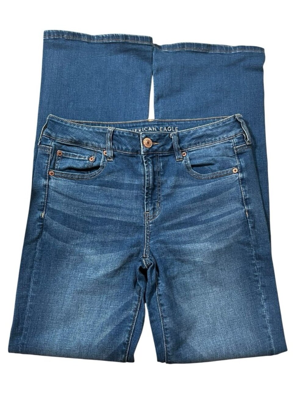 American eagle Favorite Boyfriend Bootcut stretch jeans Women's 10 Long